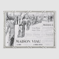 Publicité de mode française Lady Frame Découpage