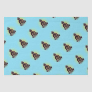 Papier Mousseline Puissance noire de Bouddha