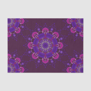 Papier Mousseline Punktmalerei trifft auf Mandala 1.21