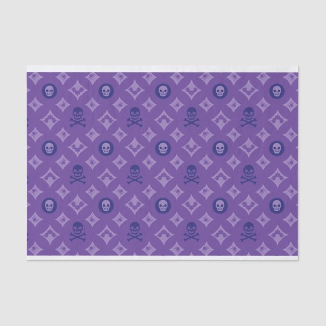 Papier Mousseline Purple Halloween Louis Vuitton Motif (Recto)