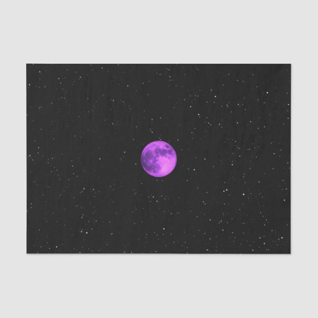 Papier Mousseline Purple Moon - Stations spatiales- (Recto)