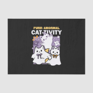 Papier Mousseline Purr-anormal Cat-tivity - Halloween Cat Design