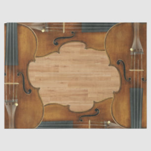 Papier Mousseline Quartet de violon de Stradivari sur l'effet en