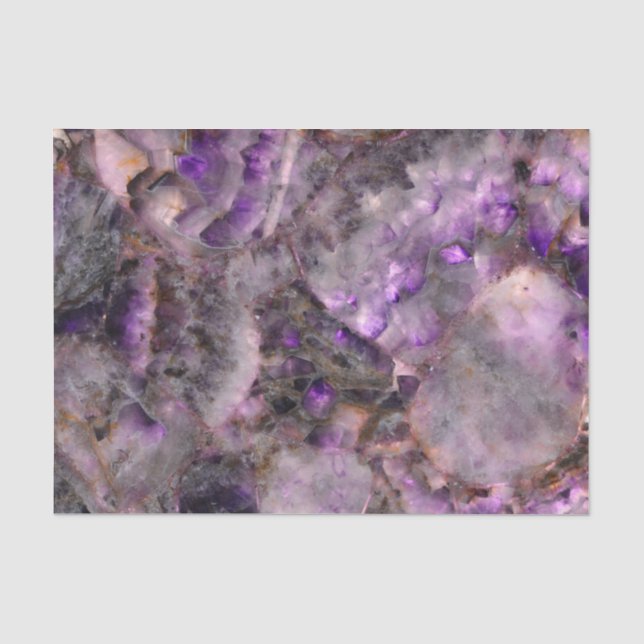 Papier Mousseline Quartz pourpre 1 (Recto)