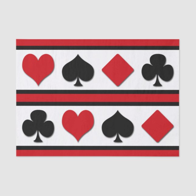 Papier Mousseline Quatre combinaisons de cartes (Recto)