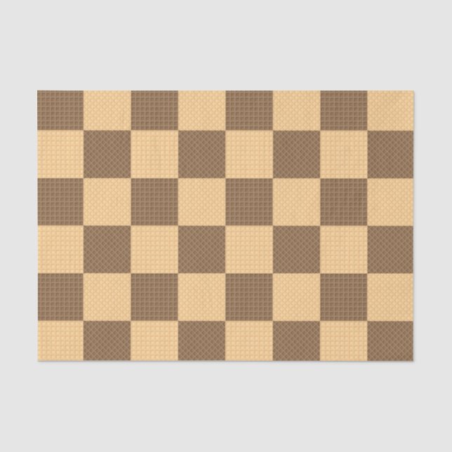 Papier Mousseline Quatre gaufrettes (Recto)