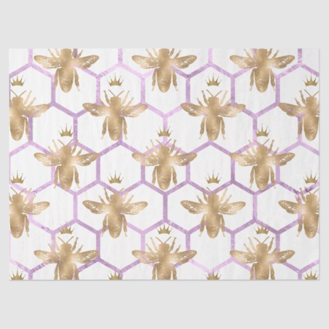 Papier Mousseline Queen Bee Series Design 41 (Recto)
