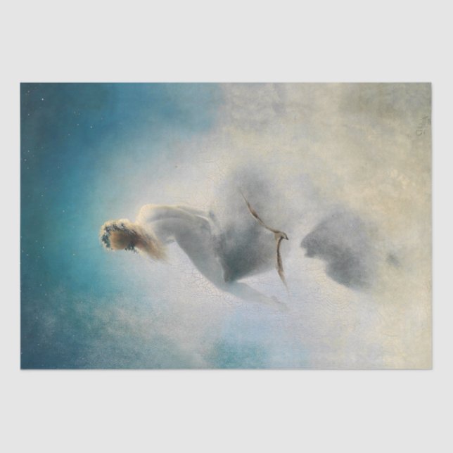 Papier Mousseline Question aux étoiles (1901) de Karl Wilhelm (Recto)