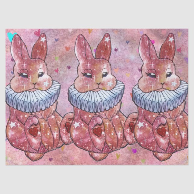 Papier Mousseline Rabbit named Ladybug (Recto)