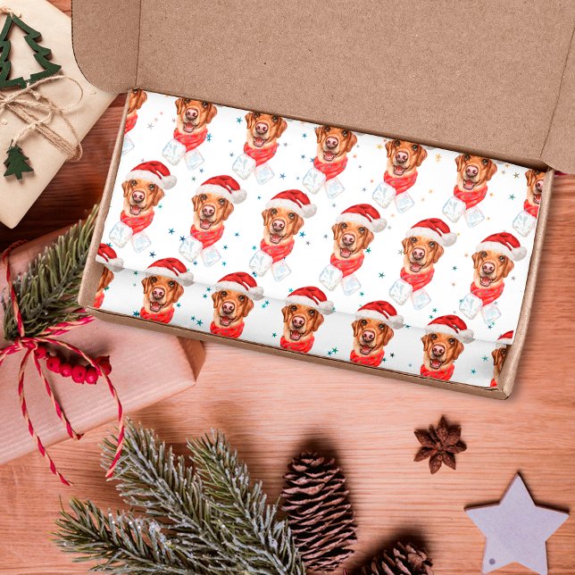 Papier Mousseline Race de chien Labrador Noël (Créateur téléchargé)