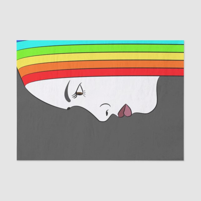 Papier Mousseline Rainbow (Recto)
