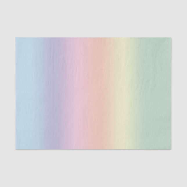 Papier Mousseline Rainbow Pretty Pastel Blend (Recto)