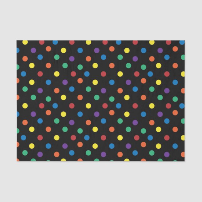 Papier Mousseline Rainbow Pride Valentine Tissue Paper (Recto)