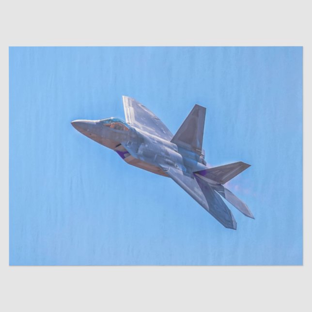 Papier Mousseline Raptor F-22A de Lockheed Martin (Recto)