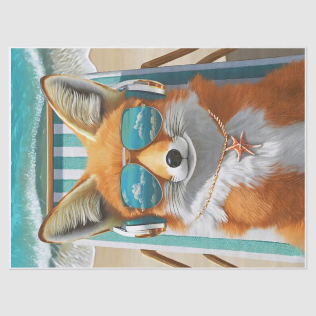 Papier Mousseline Rascal Fox, Jour Deux Chemise Off (Recto)