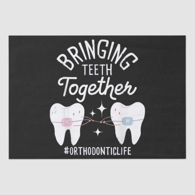 Papier Mousseline Rassembler les dents - Orthodontiste (Recto)