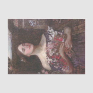 Papier Mousseline Rassembler Ye Rosebuds ou Ophelia (étude) - vers 1