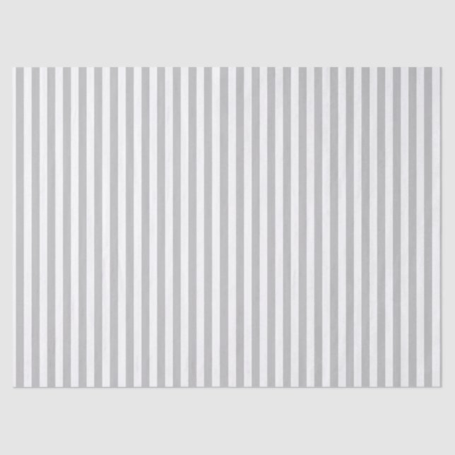 PAPIER MOUSSELINE RAYÉ GRIS CLAIR CLASSIQUE (Recto)