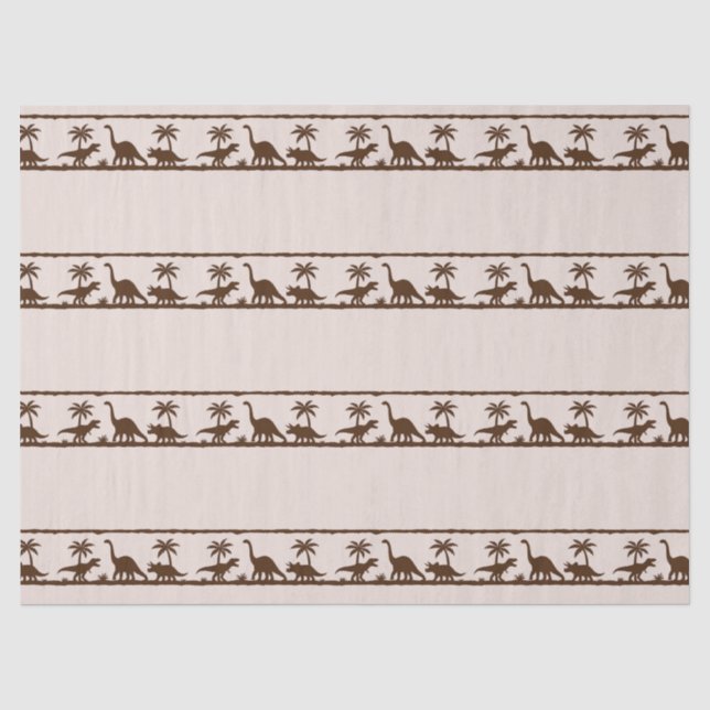 Papier Mousseline Rayure de dinosaure (Recto)