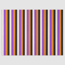 Rayure orange violet noir Halloween