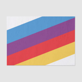 Papier Mousseline Rayure Rétro Personnalisée Moderne Minimaliste Pet