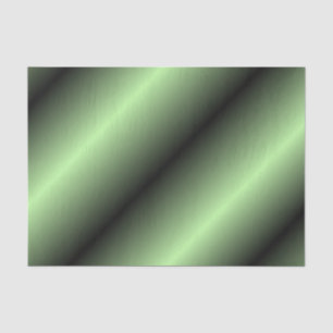 Papier Mousseline Rayure verte et noire