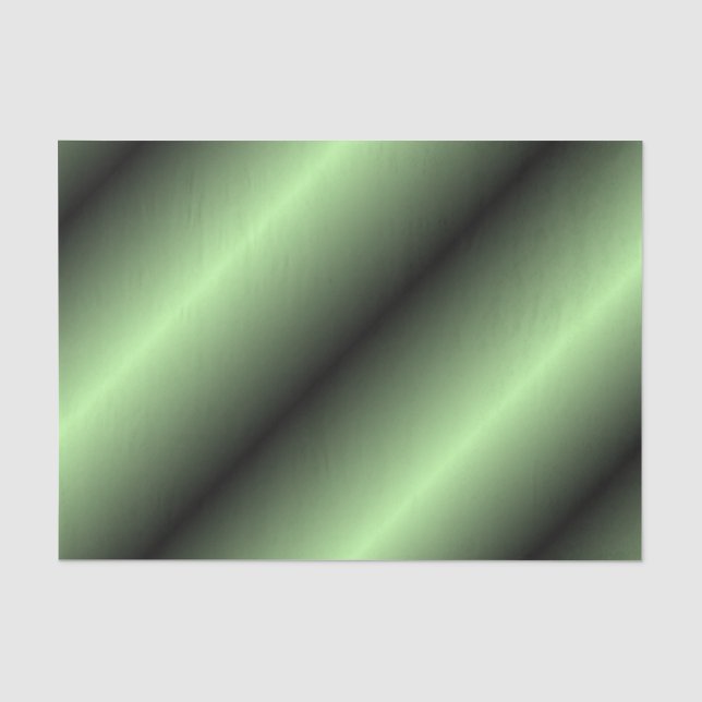 Papier Mousseline Rayure verte et noire (Recto)