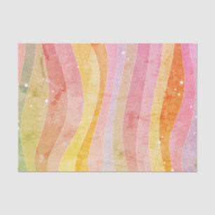 Papier Mousseline Rayures Aquarelle
