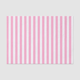 Papier Mousseline Rayures blanches et rose carné