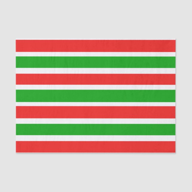 Papier Mousseline Rayures de Noël d'amusement (Recto)