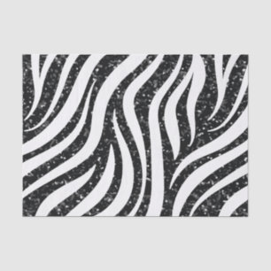 Papier Mousseline Rayures de zèbre Impression d'animaux sauvages pai