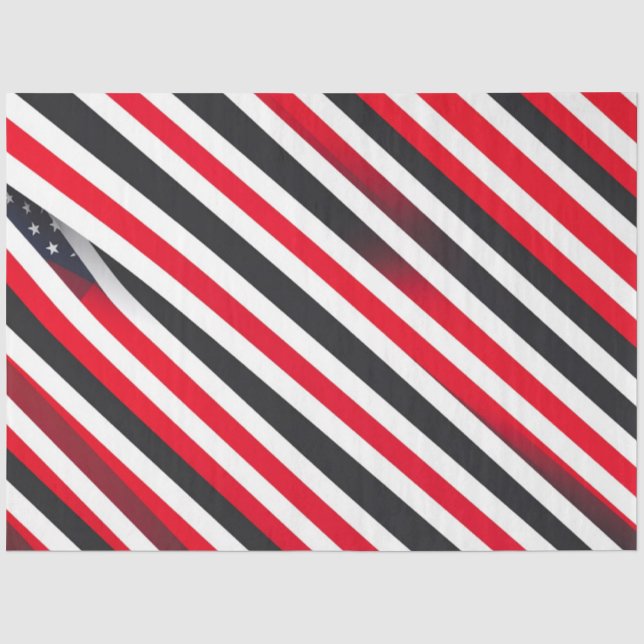 Papier Mousseline Rayures en Mouvement (Recto)