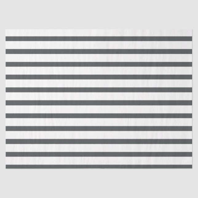Papier Mousseline Rayures grises et blanches (Recto)