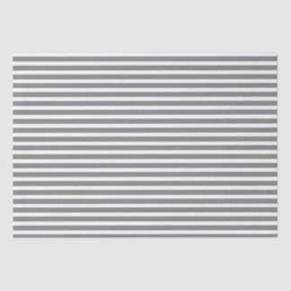 Papier Mousseline Rayures grises et blanches