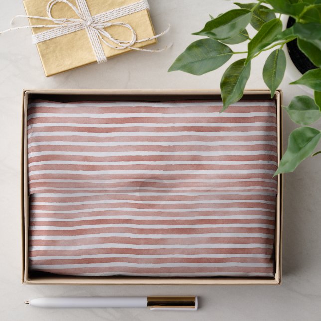 Papier Mousseline Rayures Rouges et Blanches de Noël (Cadeau)