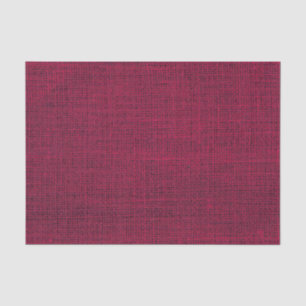 Papier Mousseline Réaliste Burlap Rustique Simple Magenta Bourgogne
