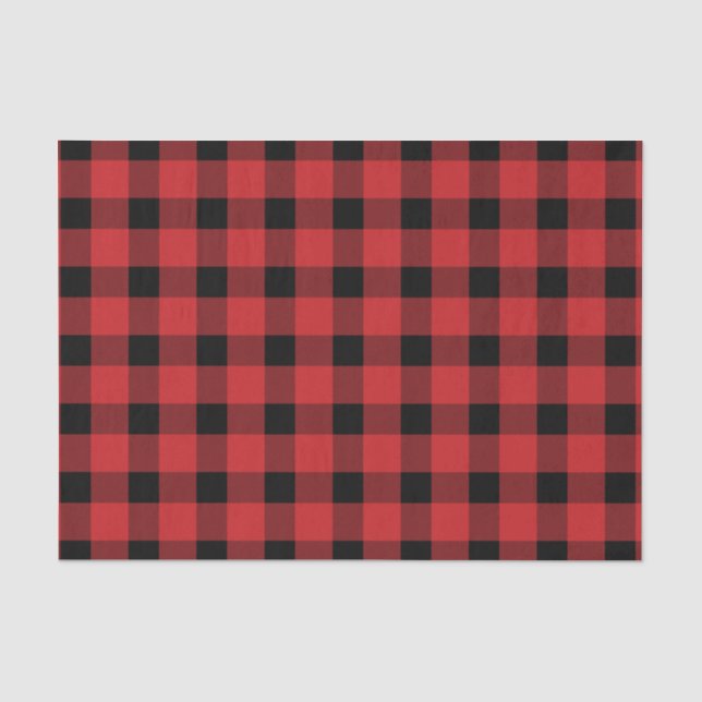 Papier Mousseline Red Buffalo Country (Recto)