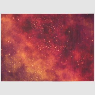 Papier Mousseline Red Galaxy Series
