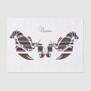 Papier Mousseline Red Maine Lobsters Thunder_Cove