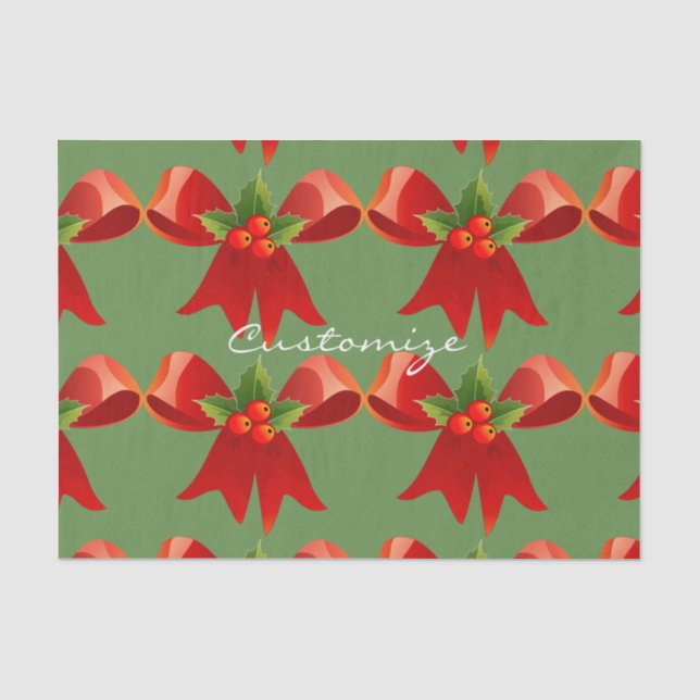 Papier Mousseline Red Ribbon (Recto)