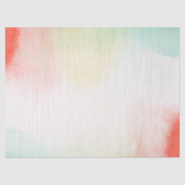 Papier Mousseline Red Yellow Blush Tie (Recto)