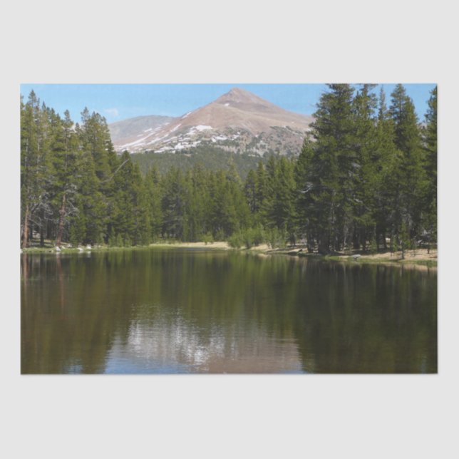 Papier Mousseline Reflet du lac de Yosemite (Recto)