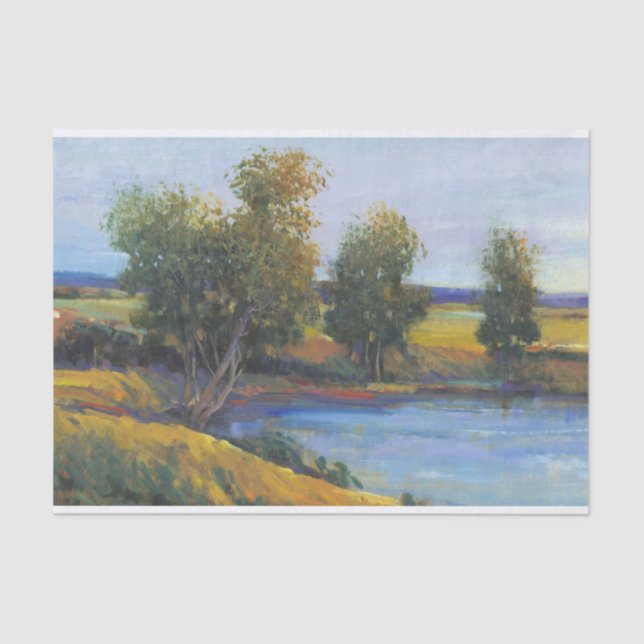 Papier Mousseline Réflexion de l'arbre II (Recto)