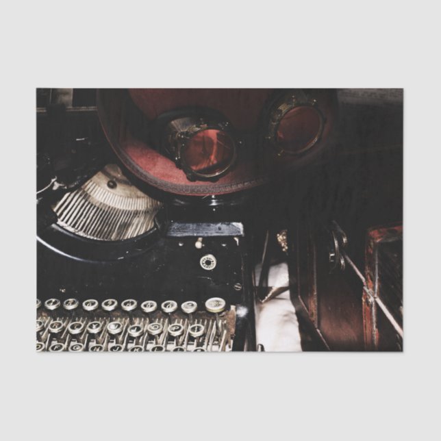 Papier Mousseline Réflexions de Steampunk (Recto)