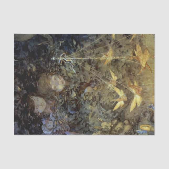 Papier Mousseline "Regarder les fées" par Beatrice Goldsmith (Recto)