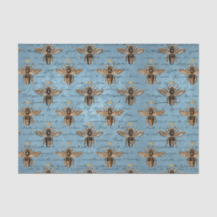 Papier Mousseline Reine Abeille Vintage