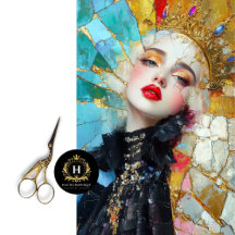 Reine brisée Art Abstrait Mois de l'histoire des f