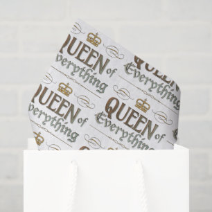 Papier Mousseline REINE DE TOUT - Élégante Couronne royale riche