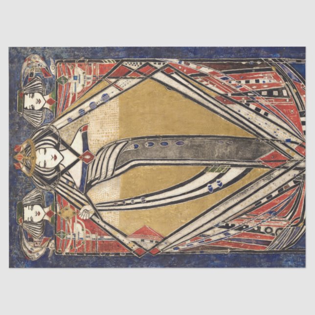 Papier Mousseline Reine des diamants par Margaret Macdonald Mackinto (Recto)