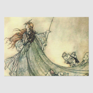 Papier Mousseline « Reine des fées » par Arthur Rackham